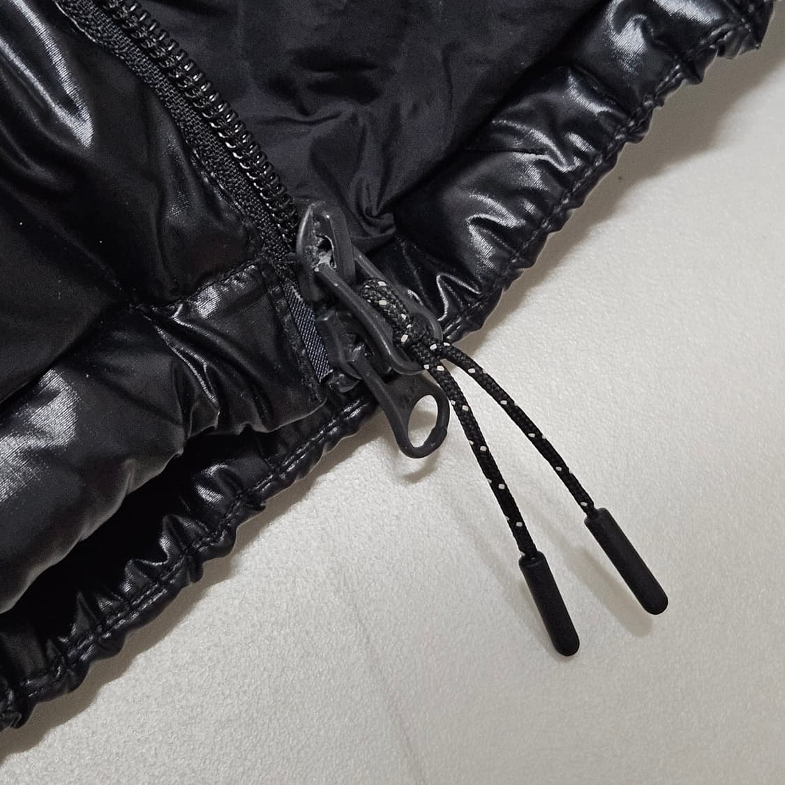 M 브라운브레스 유광 패딩 블랙 상품이미지5