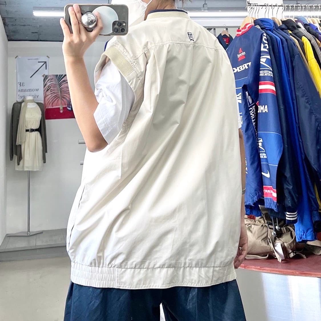 나이키 스우시 타이거 우즈 아이보리 베스트 상품이미지2