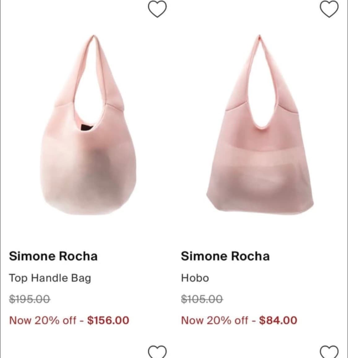 시몬로샤 핑크 가방 상품이미지3