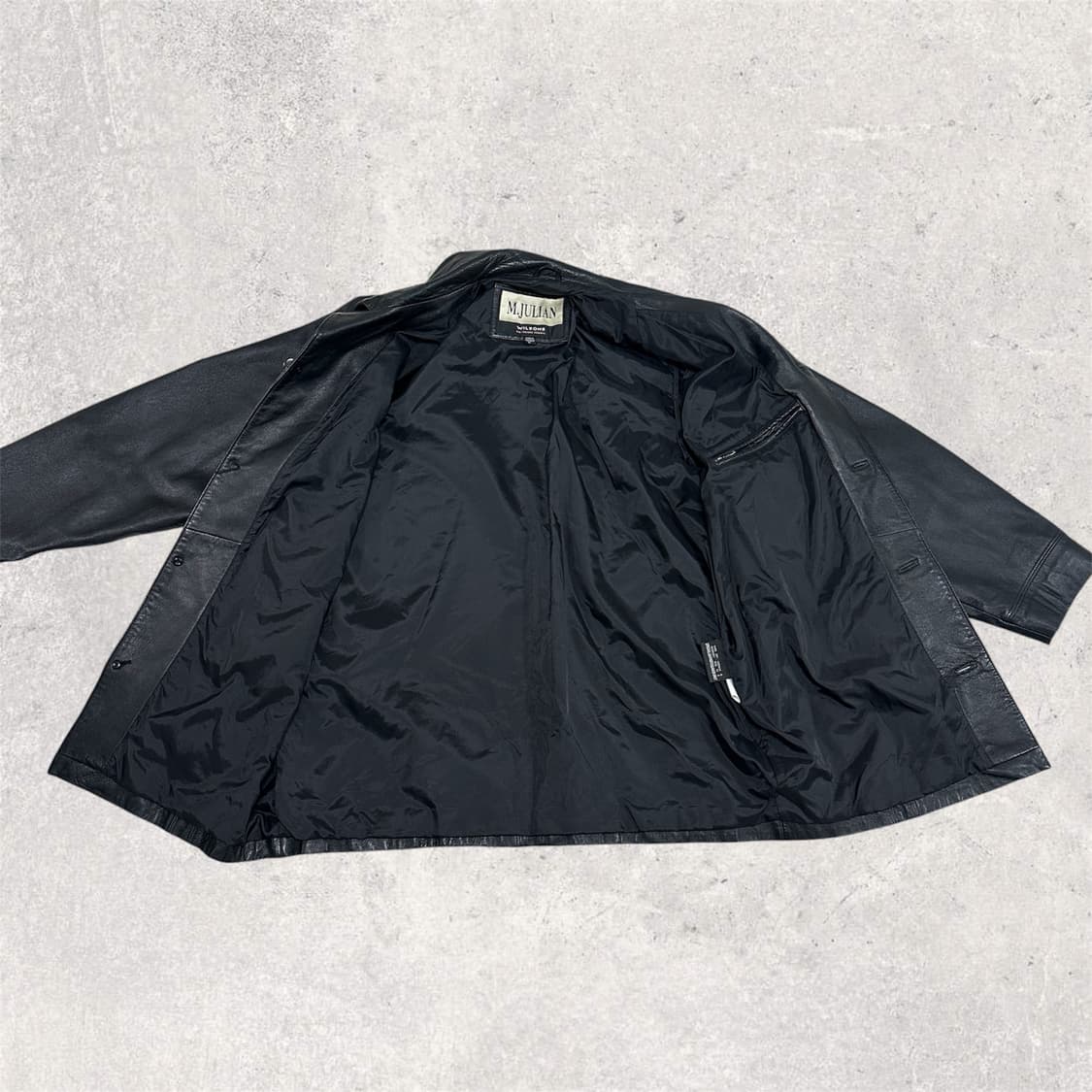 윌슨 리얼 레더 카코트 줄리안 BLACK L 상품이미지5