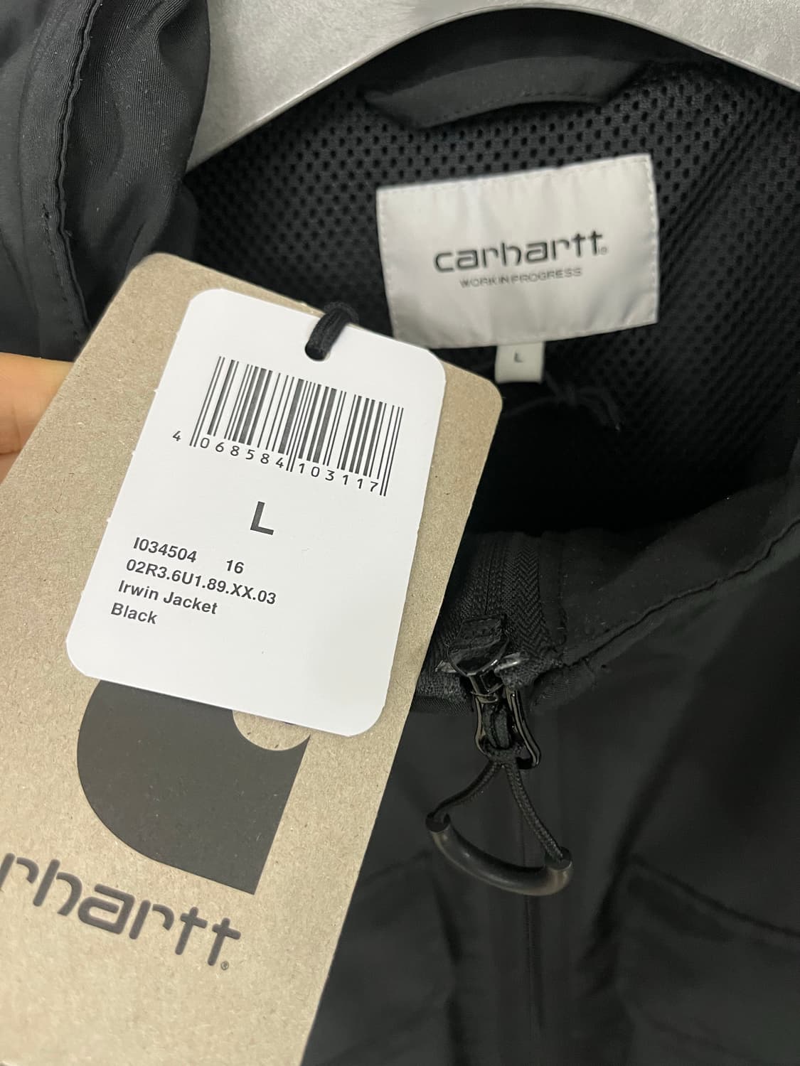 칼하트 wip 어윈 바람막이 L사이즈 상품이미지3