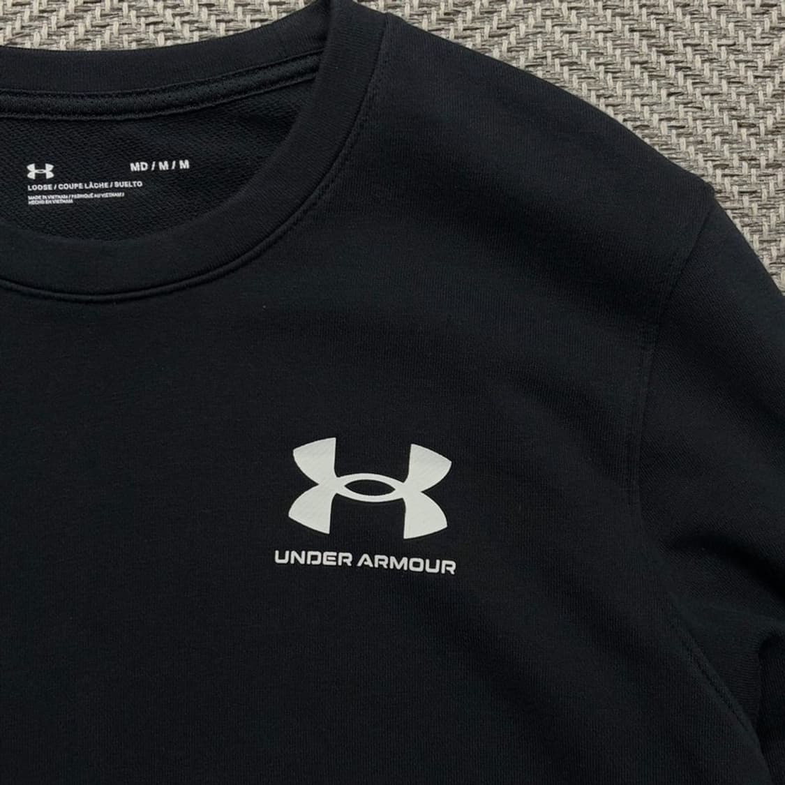 언더아머 베이직 로고 맨투맨 v2059 상품이미지5