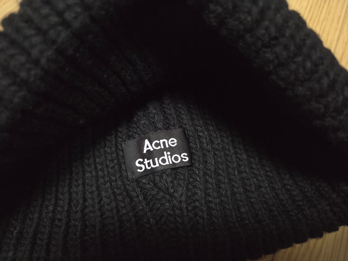 아크네 스튜디오 신상 울 비니 블랙 상품이미지4