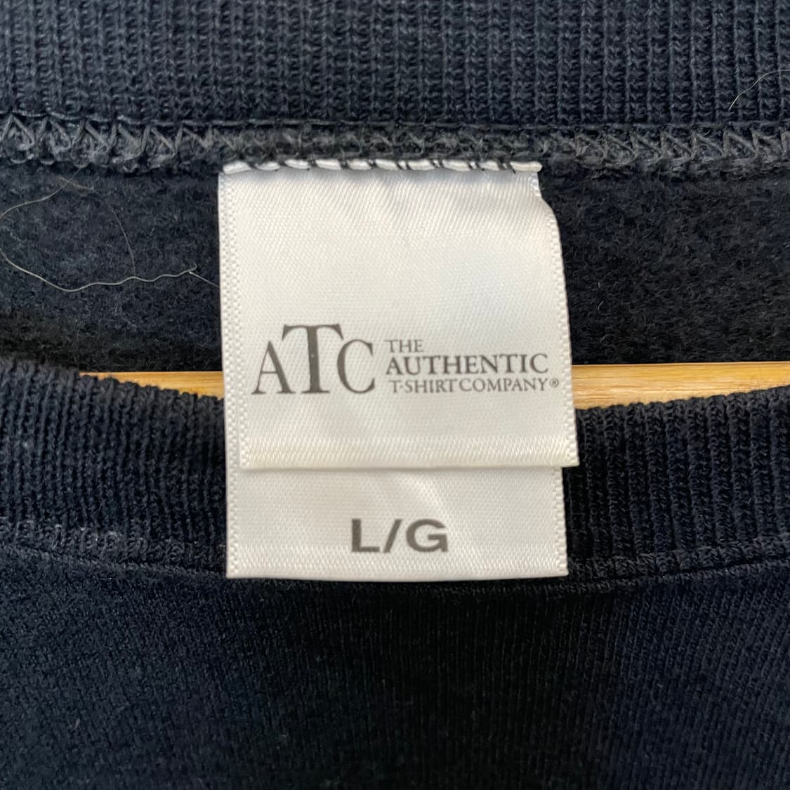 빈티지 블랙 프린팅 기모 맨투맨 L 상품이미지5