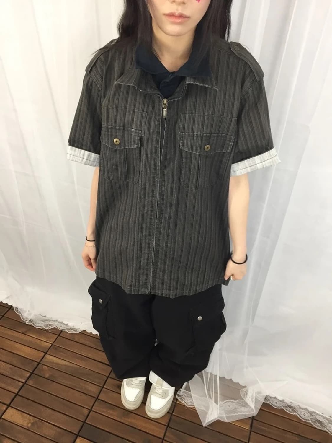 Create Barefoot Zip Work Shirt 상품이미지2