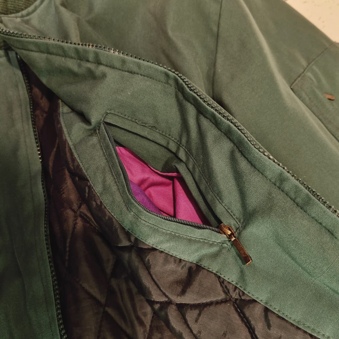 JPN 빈티지 항공점퍼 블루종 상품이미지3