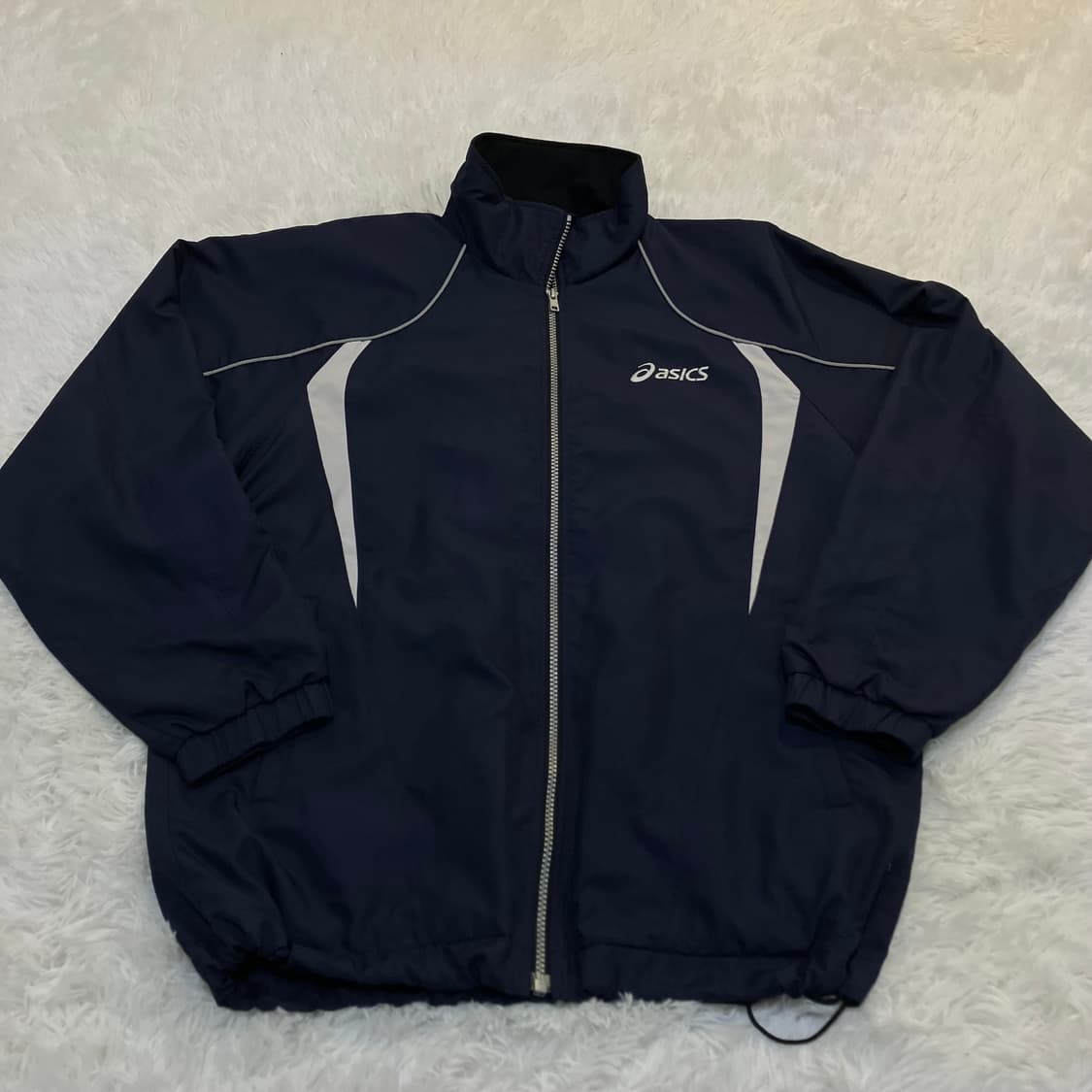  빈티지 아식스 네이비 바람막이 835 y2k 스트릿 모리 갸루 일본빈티 상품이미지2