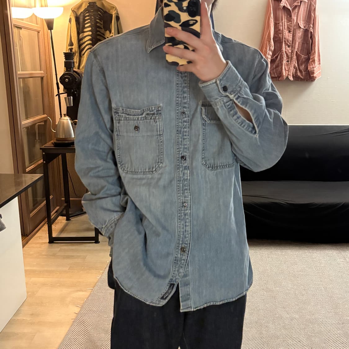 80s Polo Denim Shirt 상품이미지5