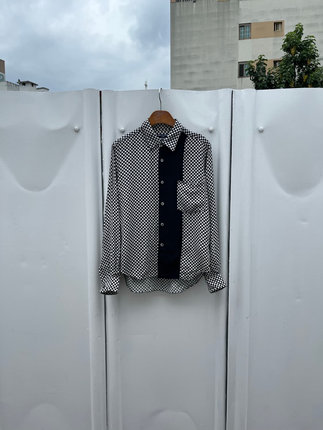Comme des garcons Homme 체커보드 셔츠 상품이미지1