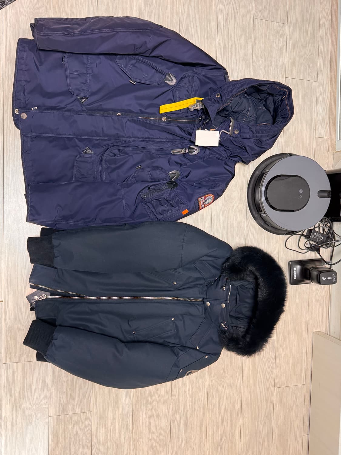 파라점퍼스 마스터피스 라이트핸드 패딩 네이비 S 상품이미지7