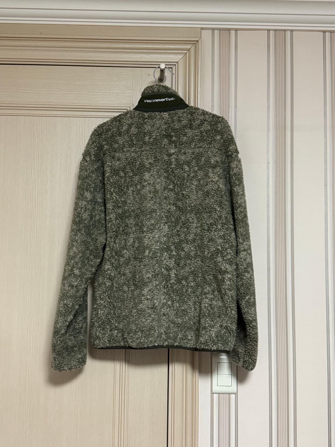 M 디스이즈네버댓 쉐르파 플리스 자켓 올리브 상품이미지2