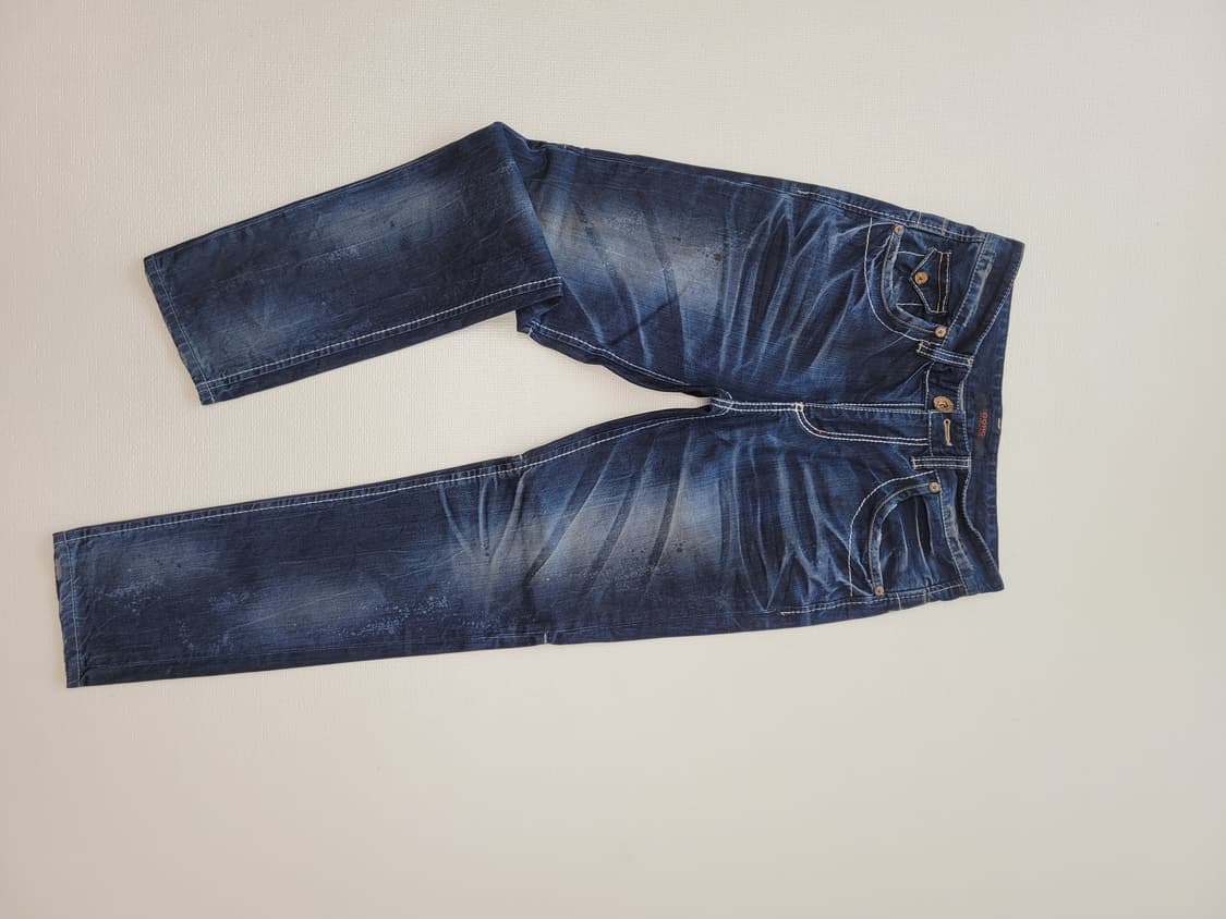 도크 DOHC 엠보워싱 청바지 32 다크네이비 상품이미지1