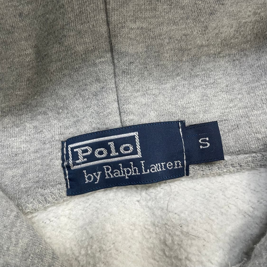 폴로 랄프로렌 포니 로고 후드집업 그레이 상품이미지4