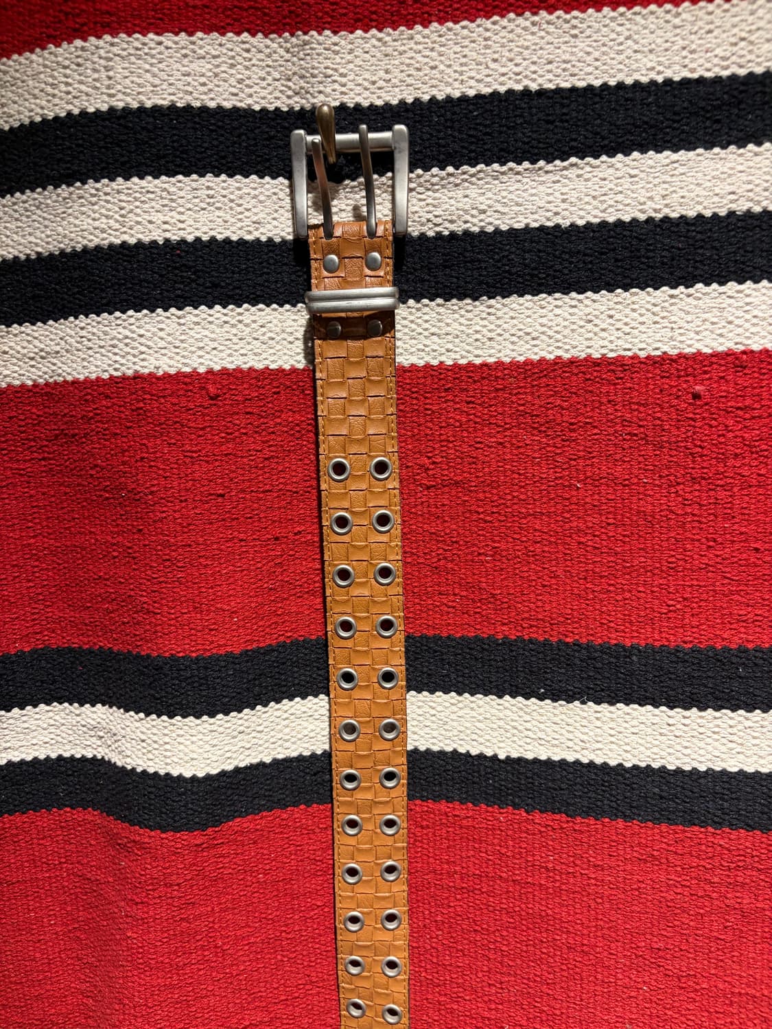 Double pin garisson belt / 개리슨 아일렛 벨트 상품이미지2