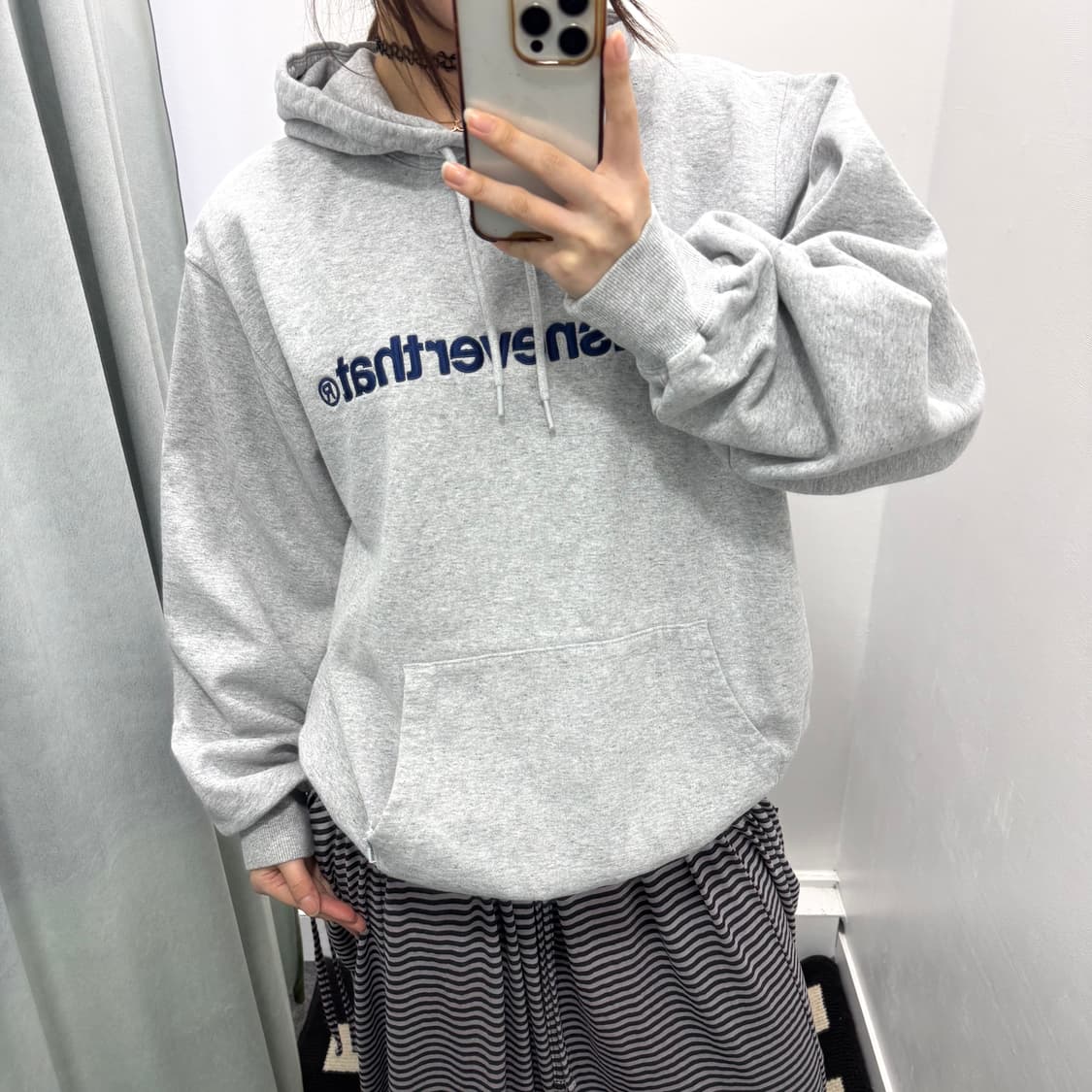 디스이즈네버댓 그레이 후드티 상품이미지2