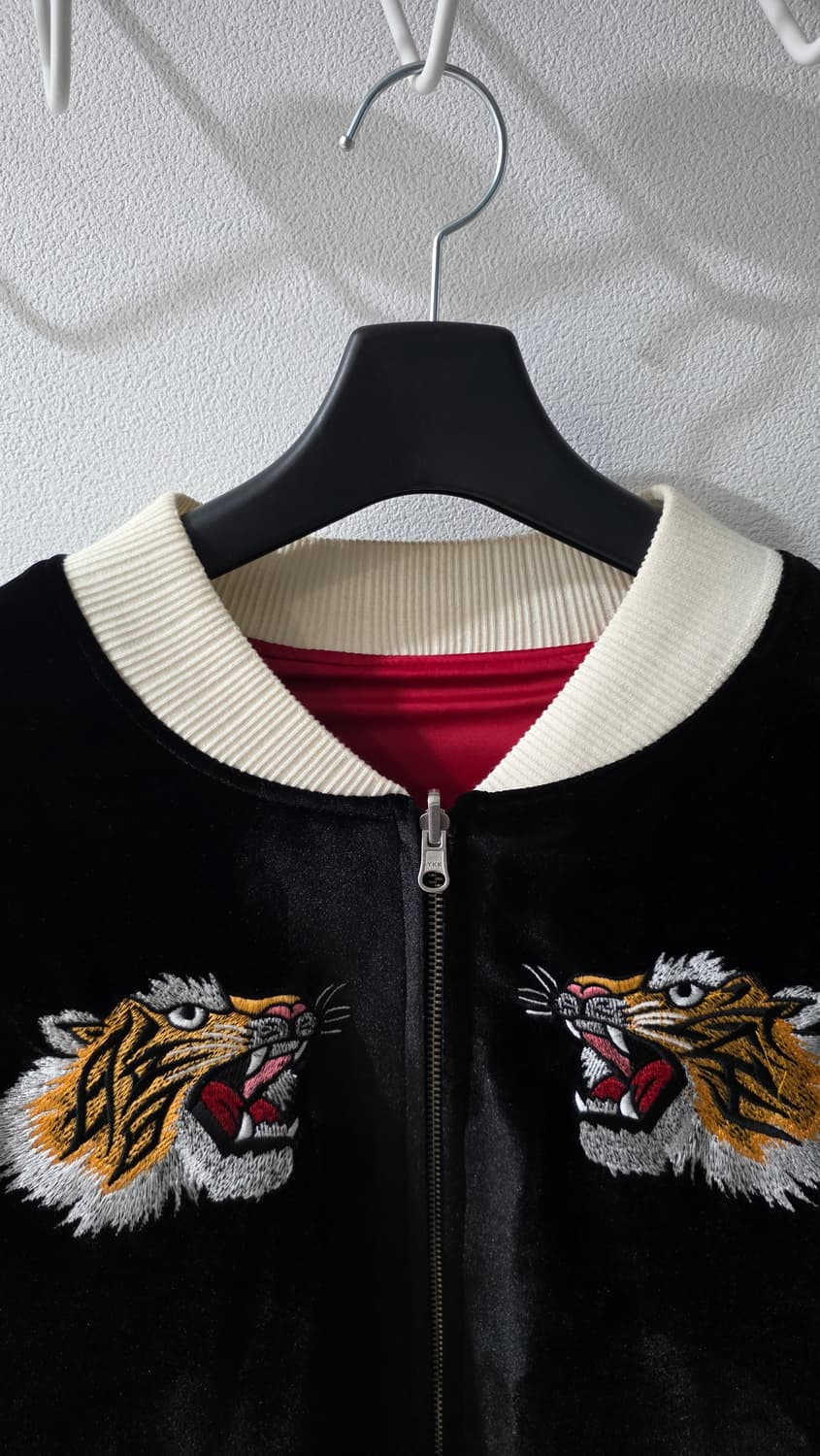 다크룸 벨벳 스카잔 리버서블 자켓 L 상품이미지3