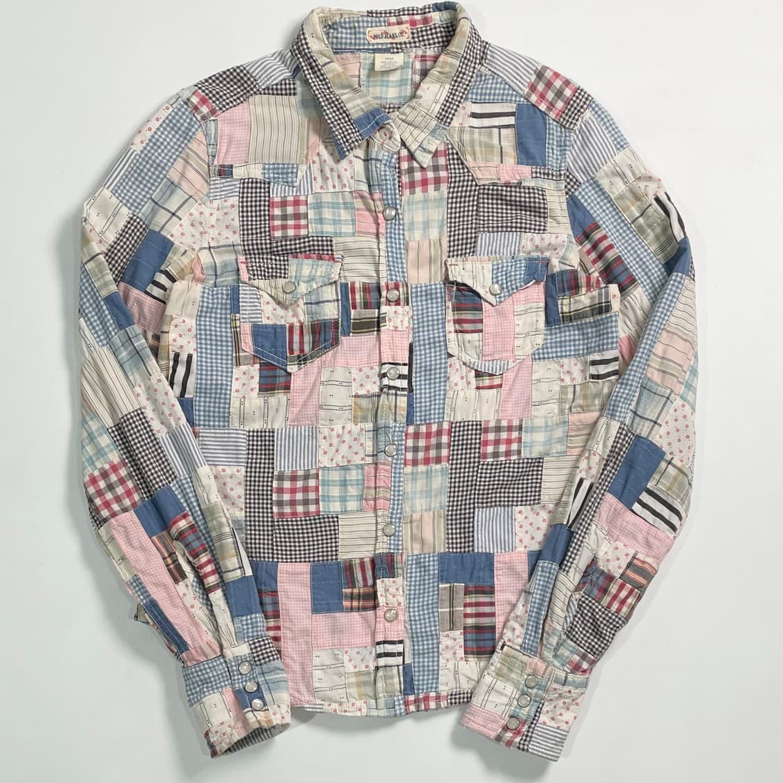 폴로 랄프로렌 우먼스 패치워크 웨스턴 셔츠 상품이미지1