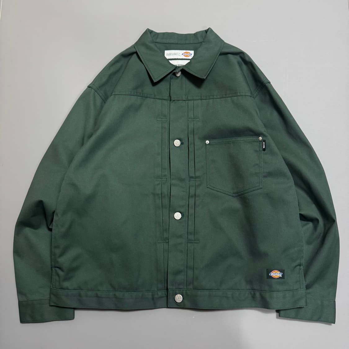 디키즈 x MFC STORE 다크그린 도본 트윌 코튼 빅실루엣 워크 자켓 상품이미지9