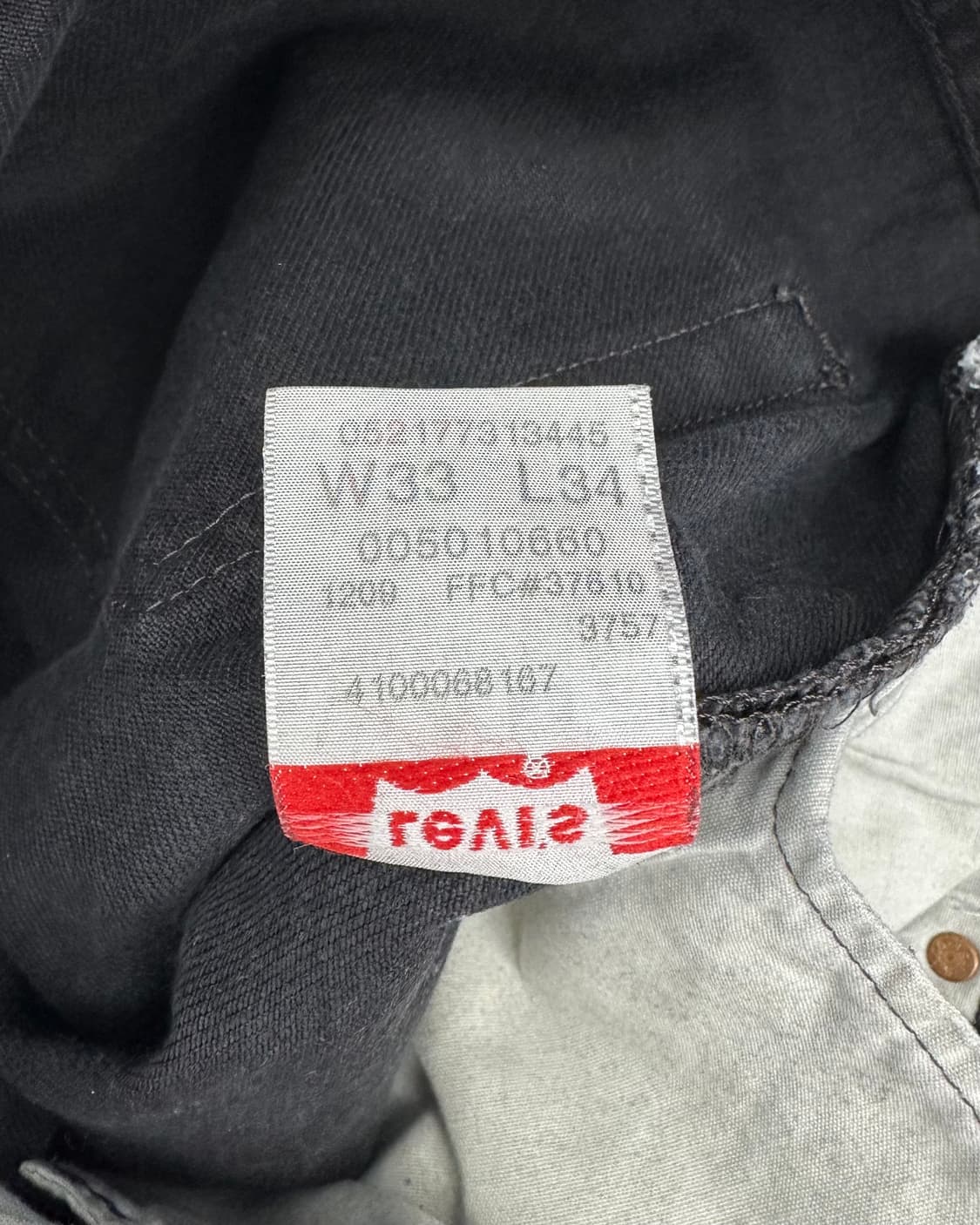 (허단42)00'S 리바이스 501 블랙워싱-M1920 상품이미지5