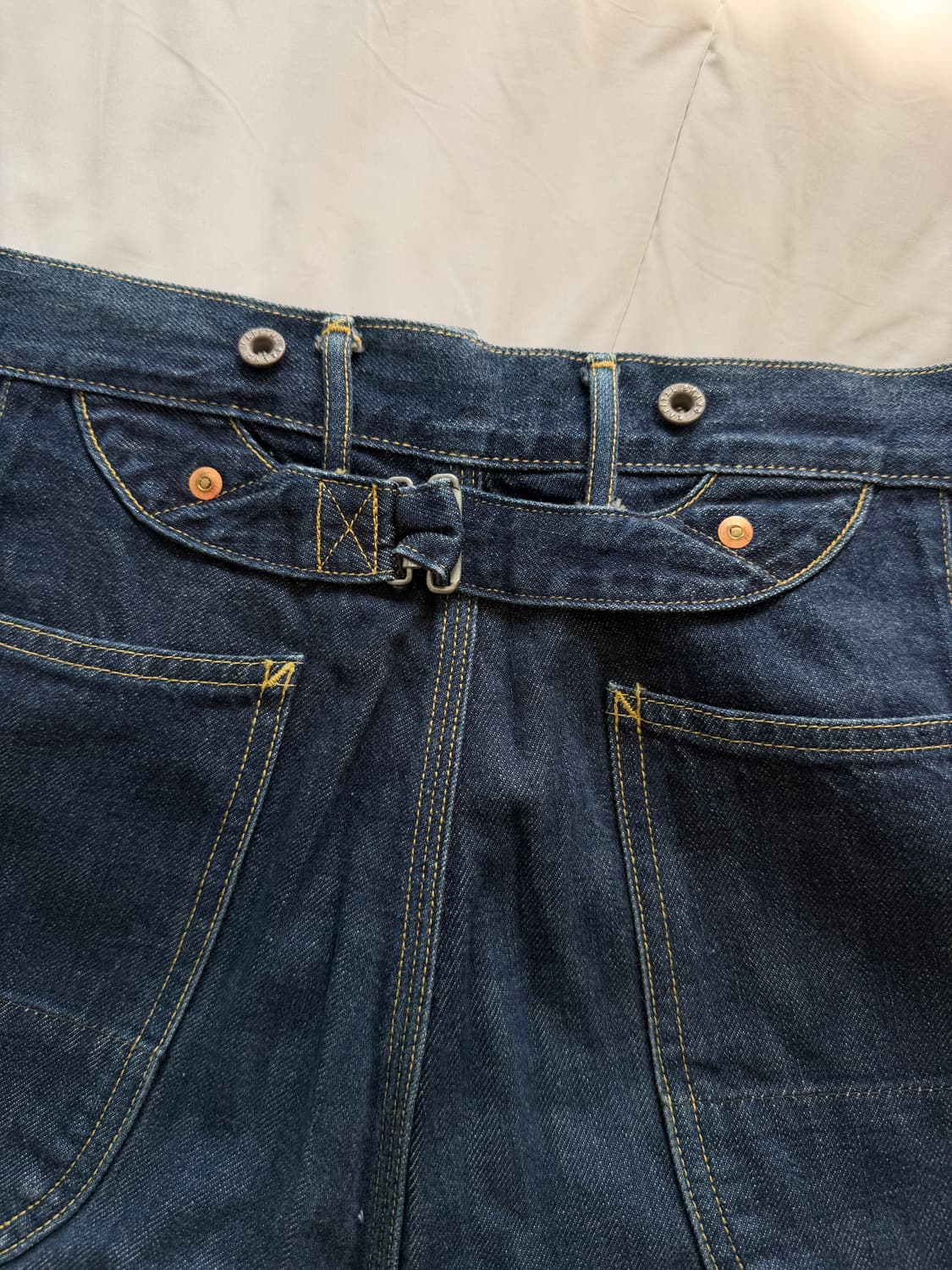 [2] 캐피탈 카펜터 더블니 데님 팬츠 상품이미지6