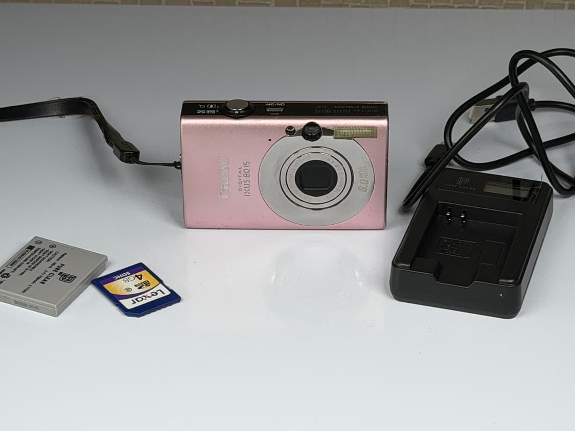 캐논 IXUS 익서스 80 IS 핑크 레트로 빈티지 감성 카메라 상품이미지1