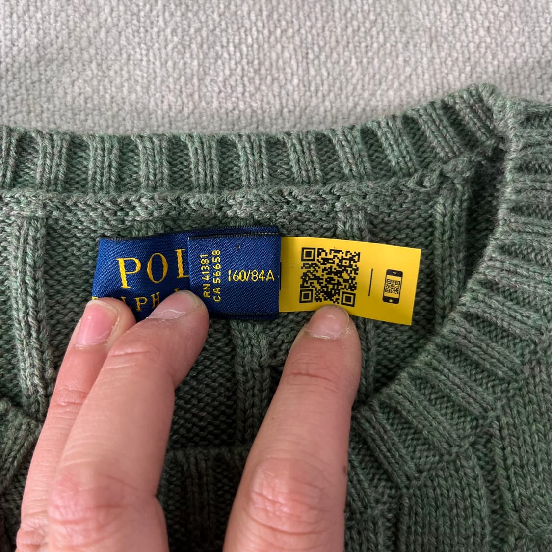 95 폴로랄프로렌 신형라벨 꽈배기 니트 상품이미지4