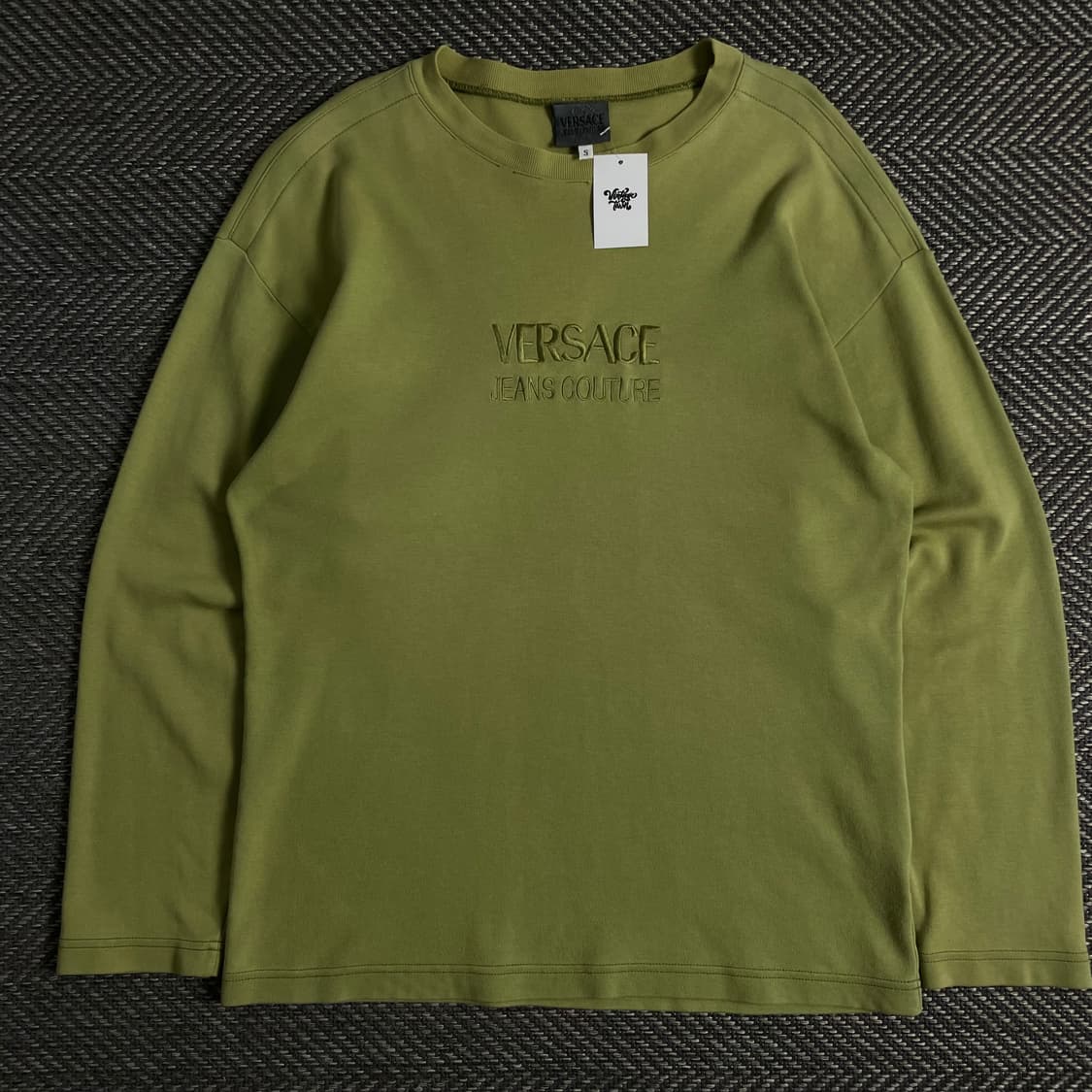 90s 베르사체 메두사 빅로고 아카이브 롱슬리브o 3640 상품이미지1