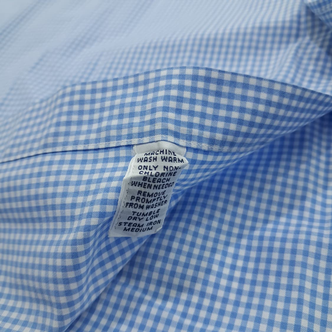 CN786 XL 폴로 랄프로렌 스카이블루 마이크로타탄체크 긴팔 셔츠 남방 상품이미지6