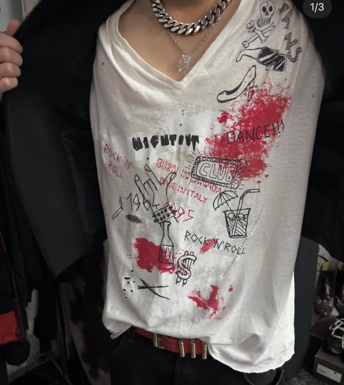 DSQUARED2 락앤롤 슬리브 티셔츠 X 상품이미지2