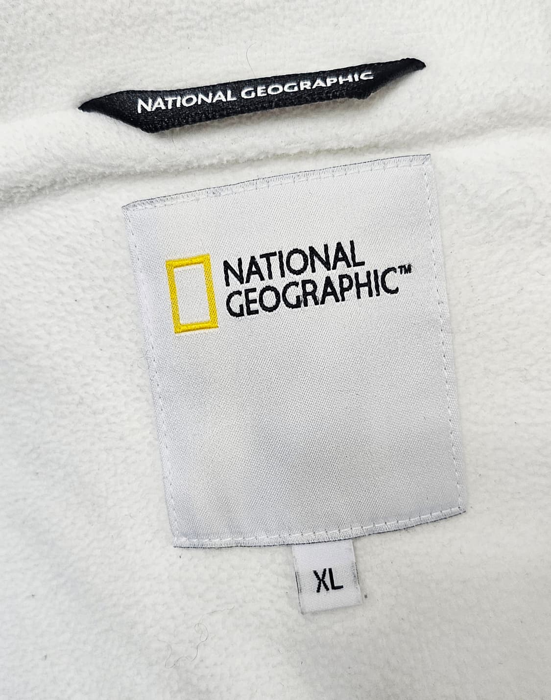 (105)XL ☆초대장급☆ 내셔널지오그래픽 [화이트] 쉐르파 후리스점퍼 상품이미지2