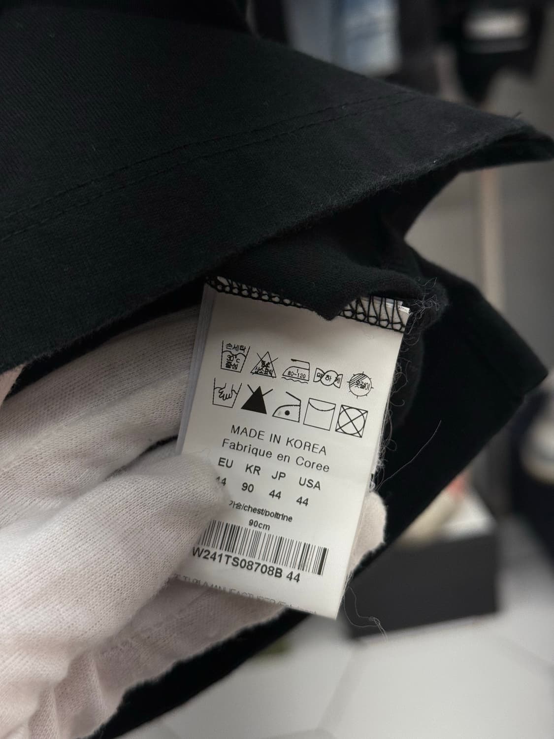 [44] 우영미 그라데이션 백로고 반팔티 상품이미지4