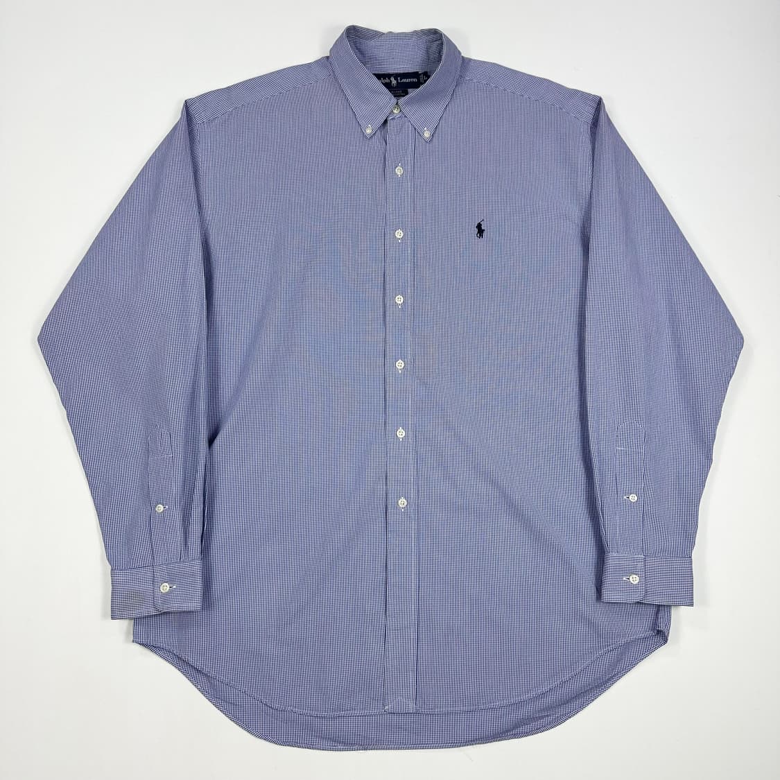 폴로 랄프로렌 포니 클래식 체크셔츠 (실측 XL) 상품이미지2