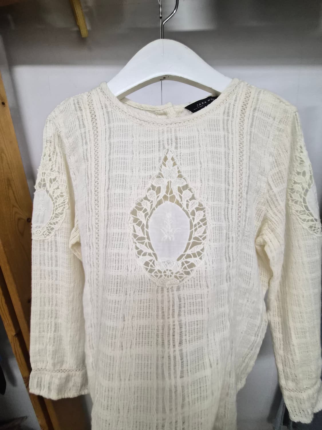 자라 자수레이스.  hybernat 부츠컷 스판데님 상품이미지3