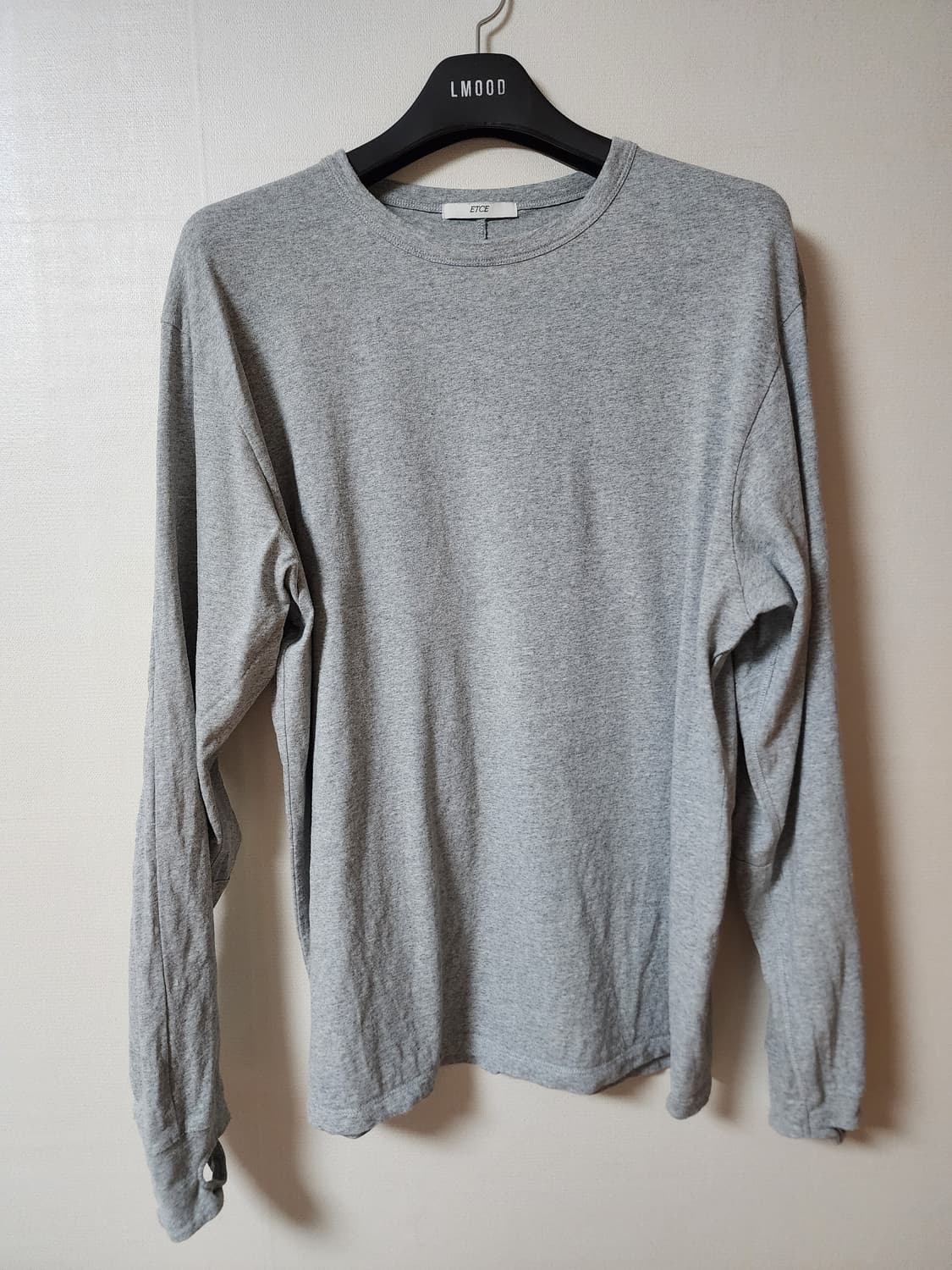 Etce 글로브 롱슬리브 그레이 L 상품이미지3
