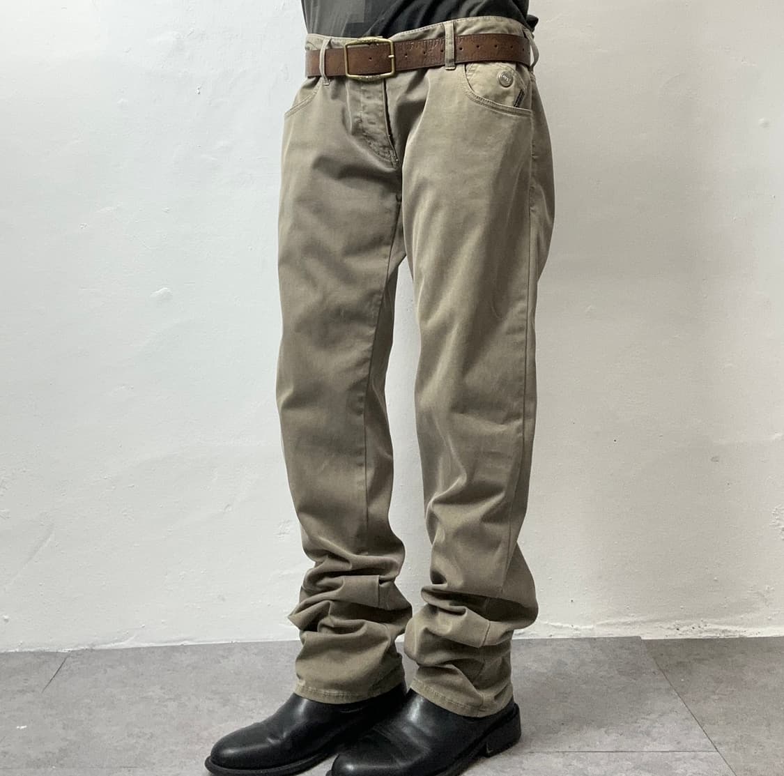Armani Jeans Slim Khaki Olive Pants 상품이미지2