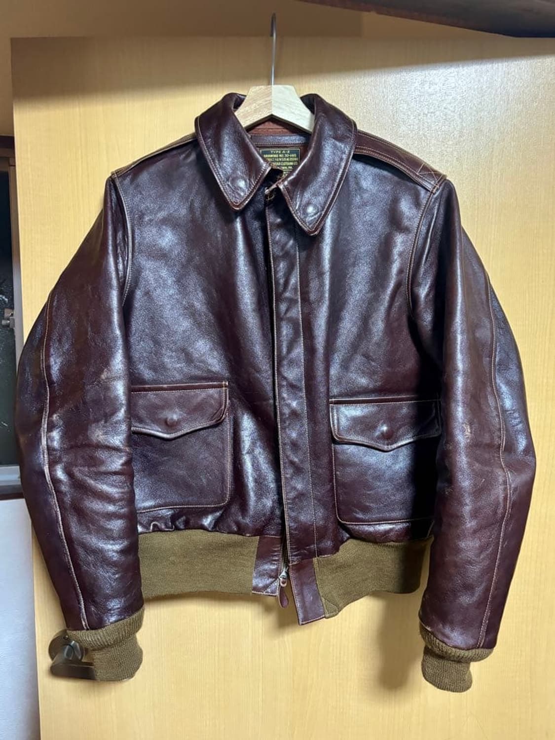 (38) 버즈릭슨 a-2 가죽자켓 상품이미지1