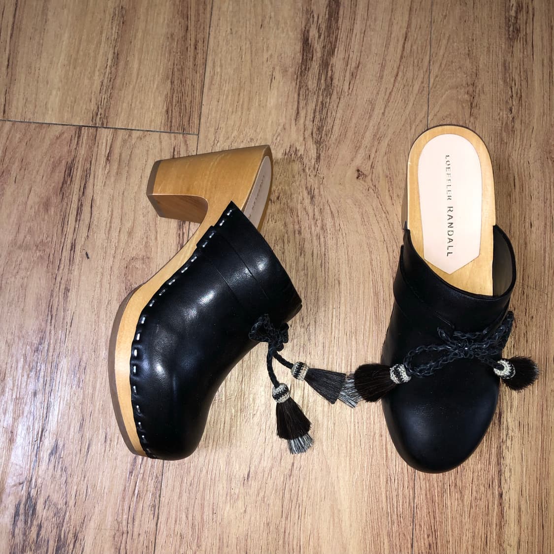 소가죽 우드 힐 🖼️  상품이미지3