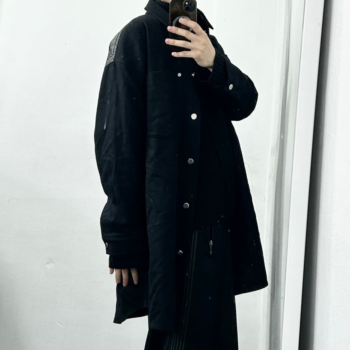 MM6 메종 마르지엘라 울 오버 코트 상품이미지4