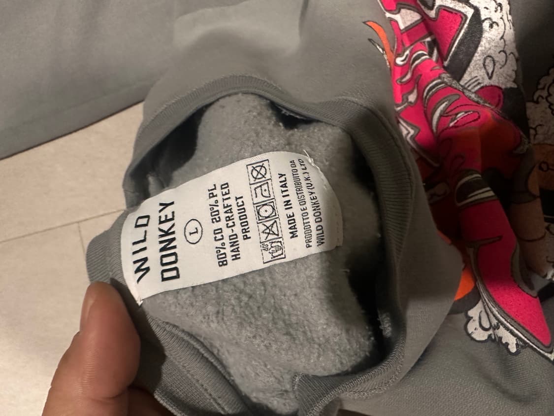 와일드동키 맨투맨 L 상품이미지4