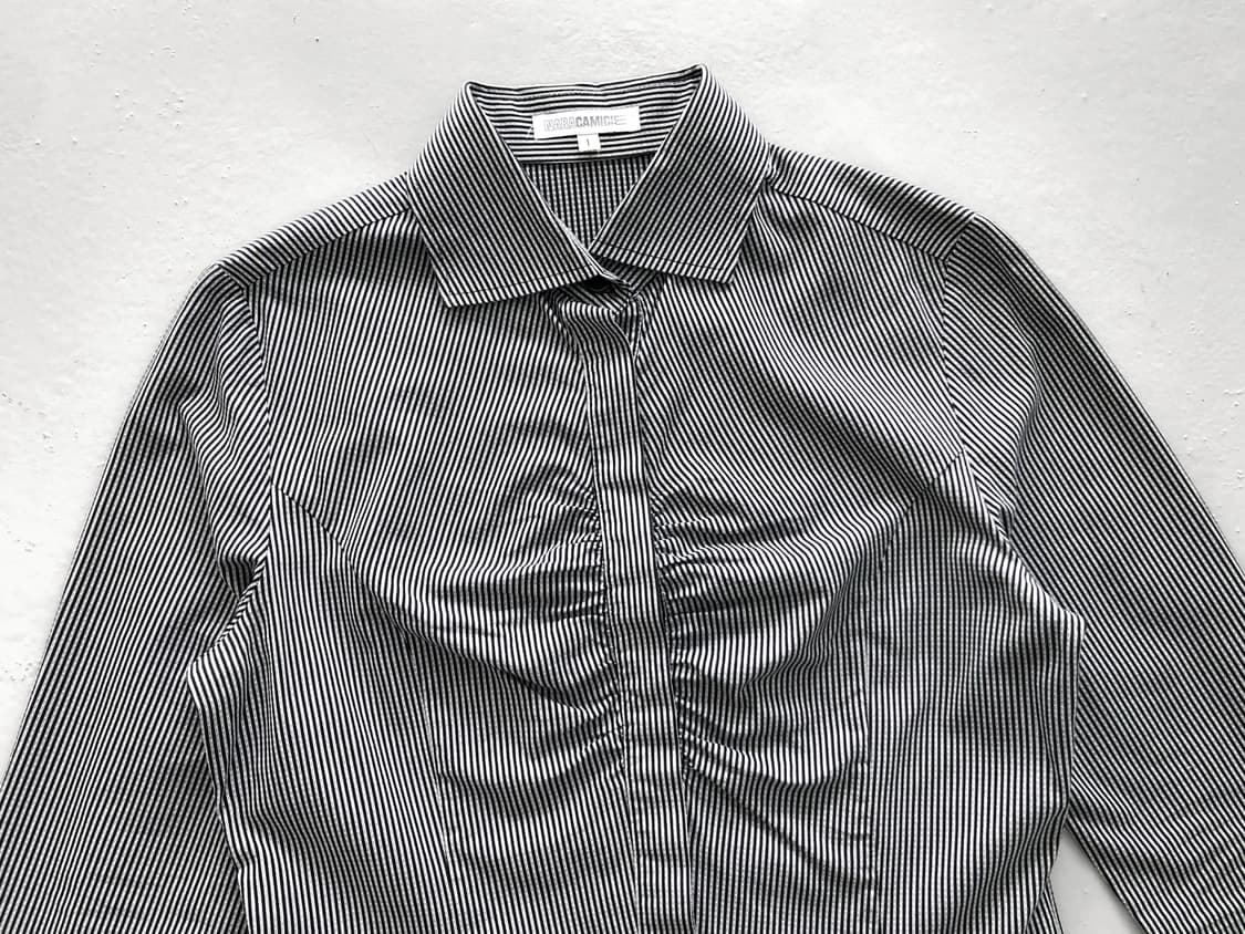 naracamicie) stripe shirring shirt  상품이미지3