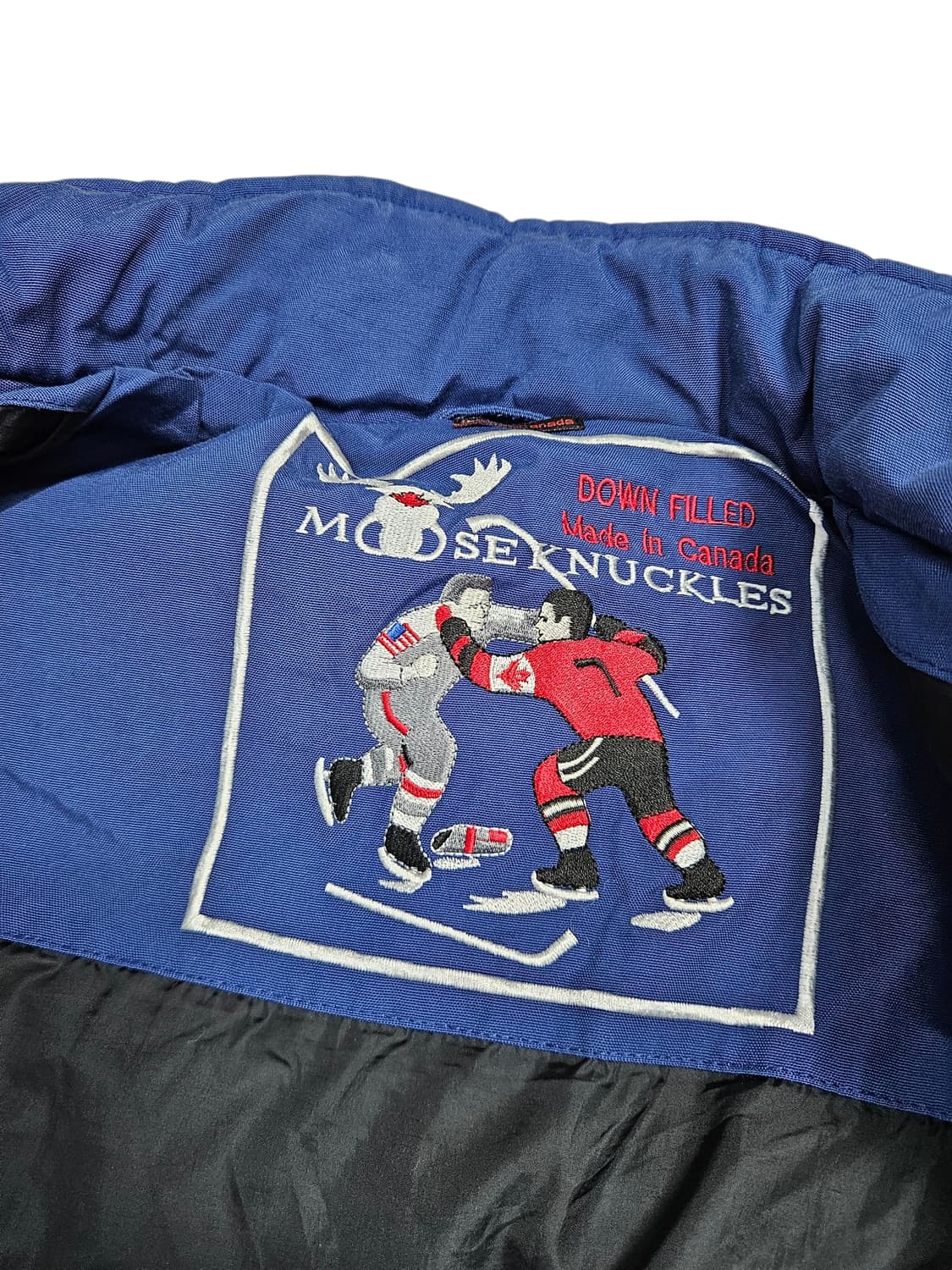 무스너클 네츄럴 다운 패딩 블루 상품이미지7