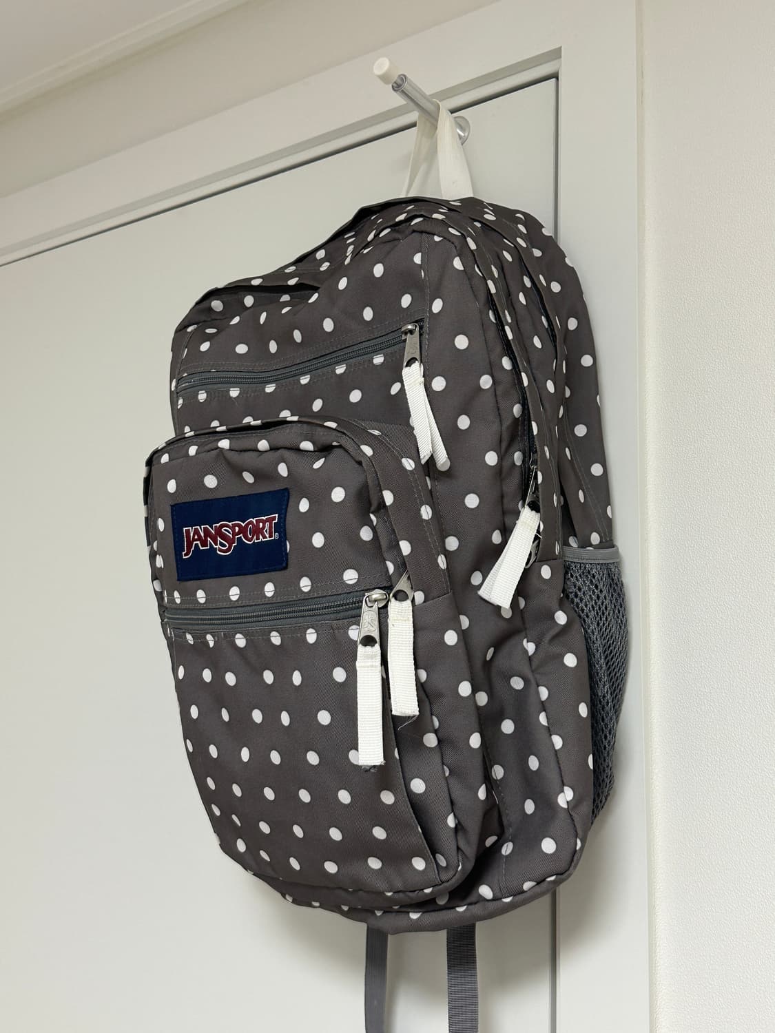 잔스포츠 도트 땡땡이 백팩 그레이 상품이미지2