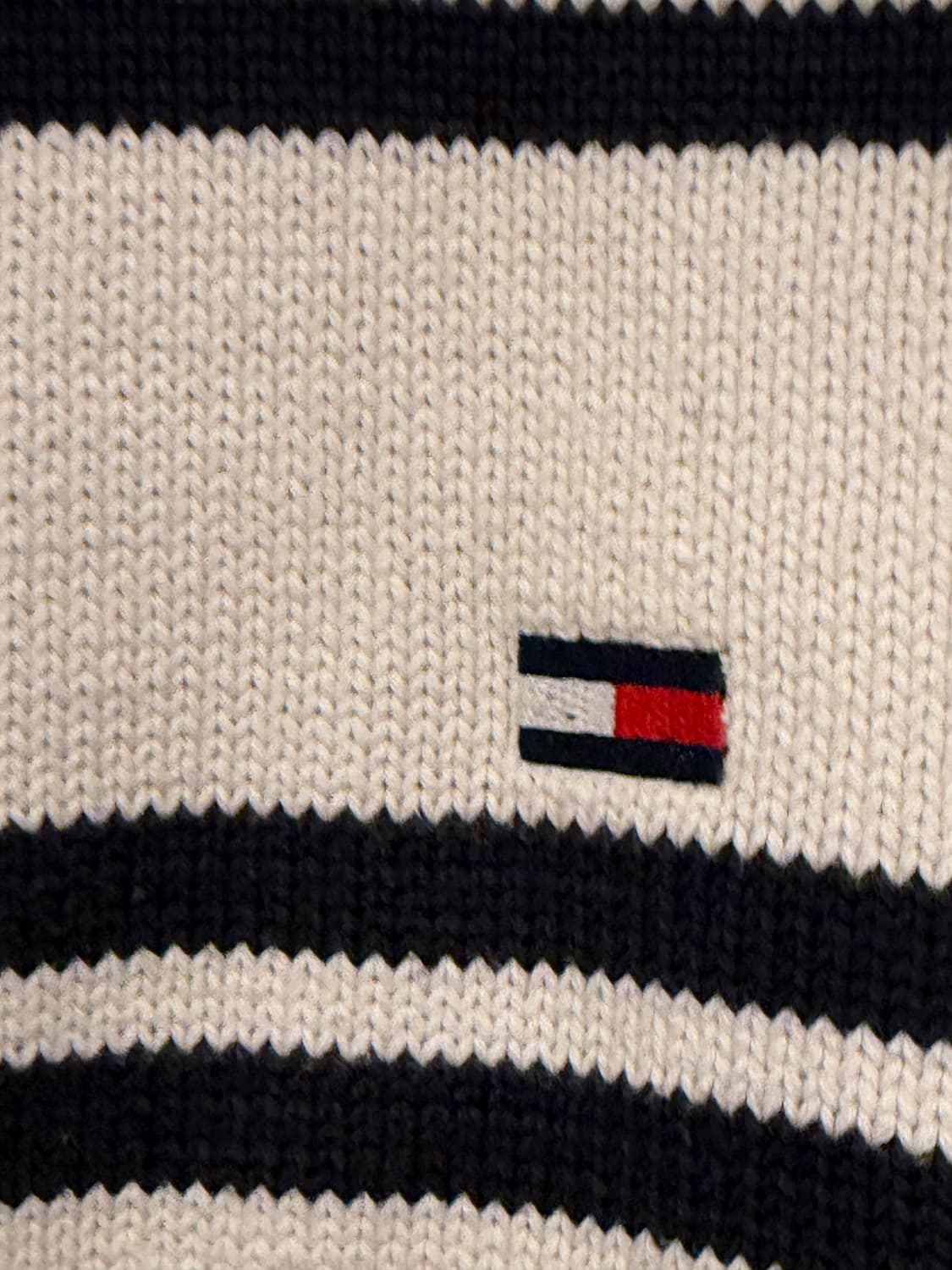 타미힐피거 90's 단가라니트 XL 화이트 상품이미지3