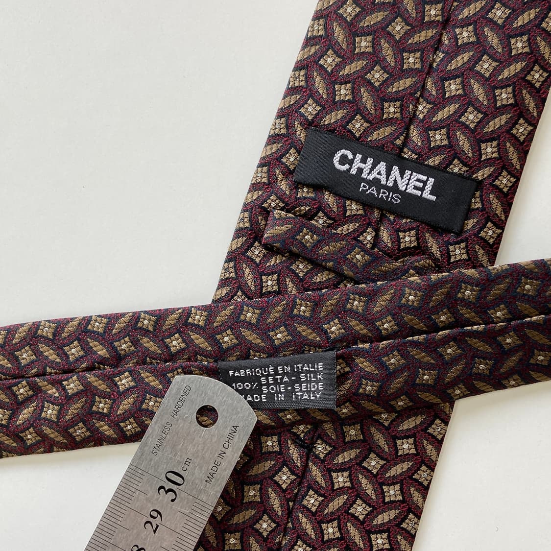 샤넬(CHANEL) 명품 정품 넥타이 8.2cm 상품이미지5