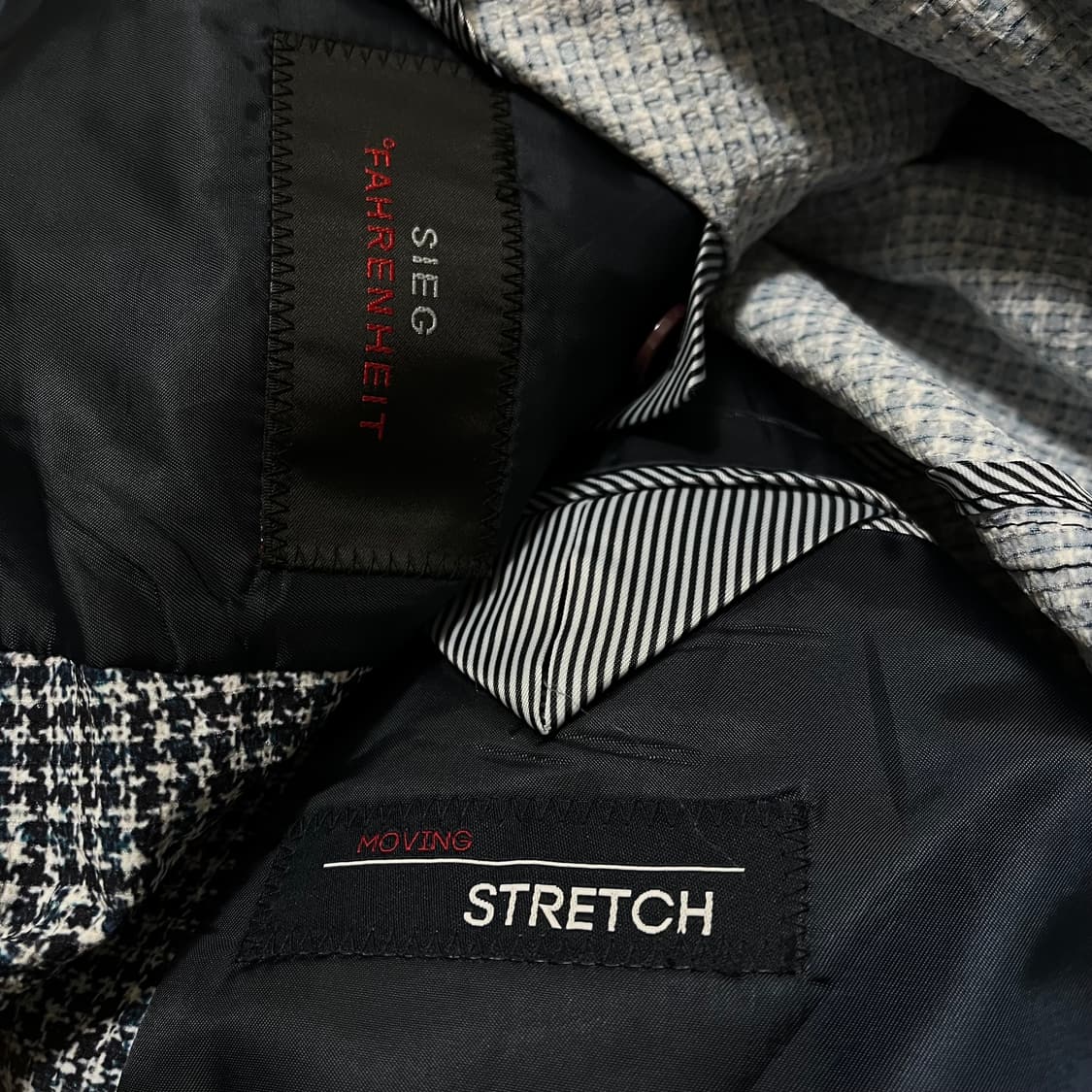 지이크 파렌하이트 싱글 체크 블레이저 자켓 L/100 상품이미지7