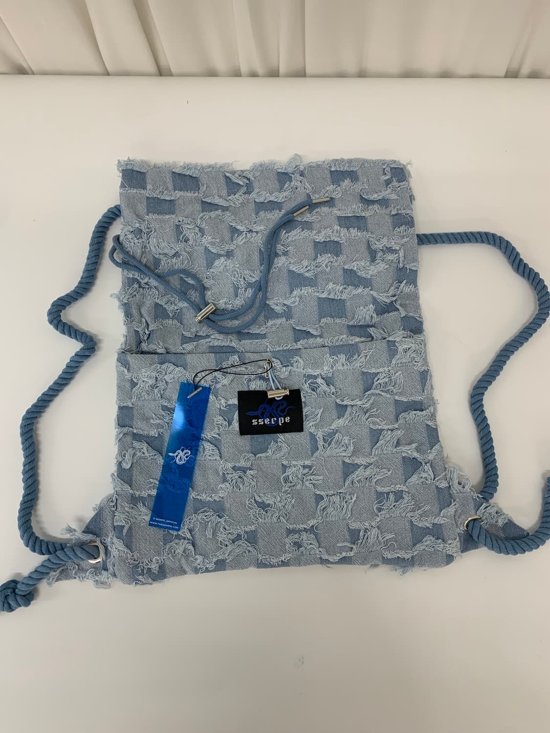 Checkerboard Denim Vagabond Bag 상품이미지1
