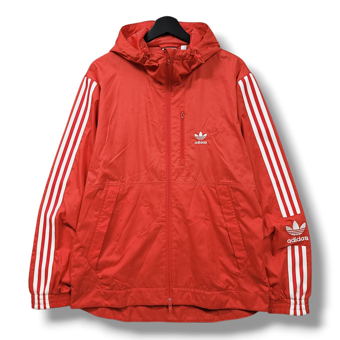 [L] 아디다스 레드 오리지널 락업 우븐 바람막이 상품이미지1