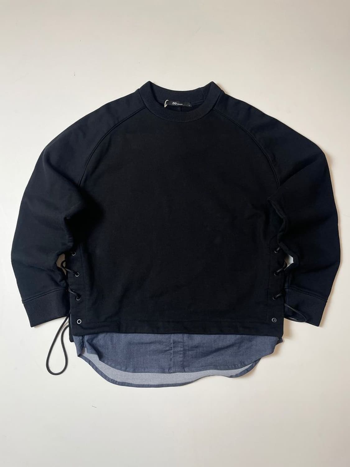 지오송지오 레이어드 셔츠 디테일 맨투맨 PN9535 상품이미지1