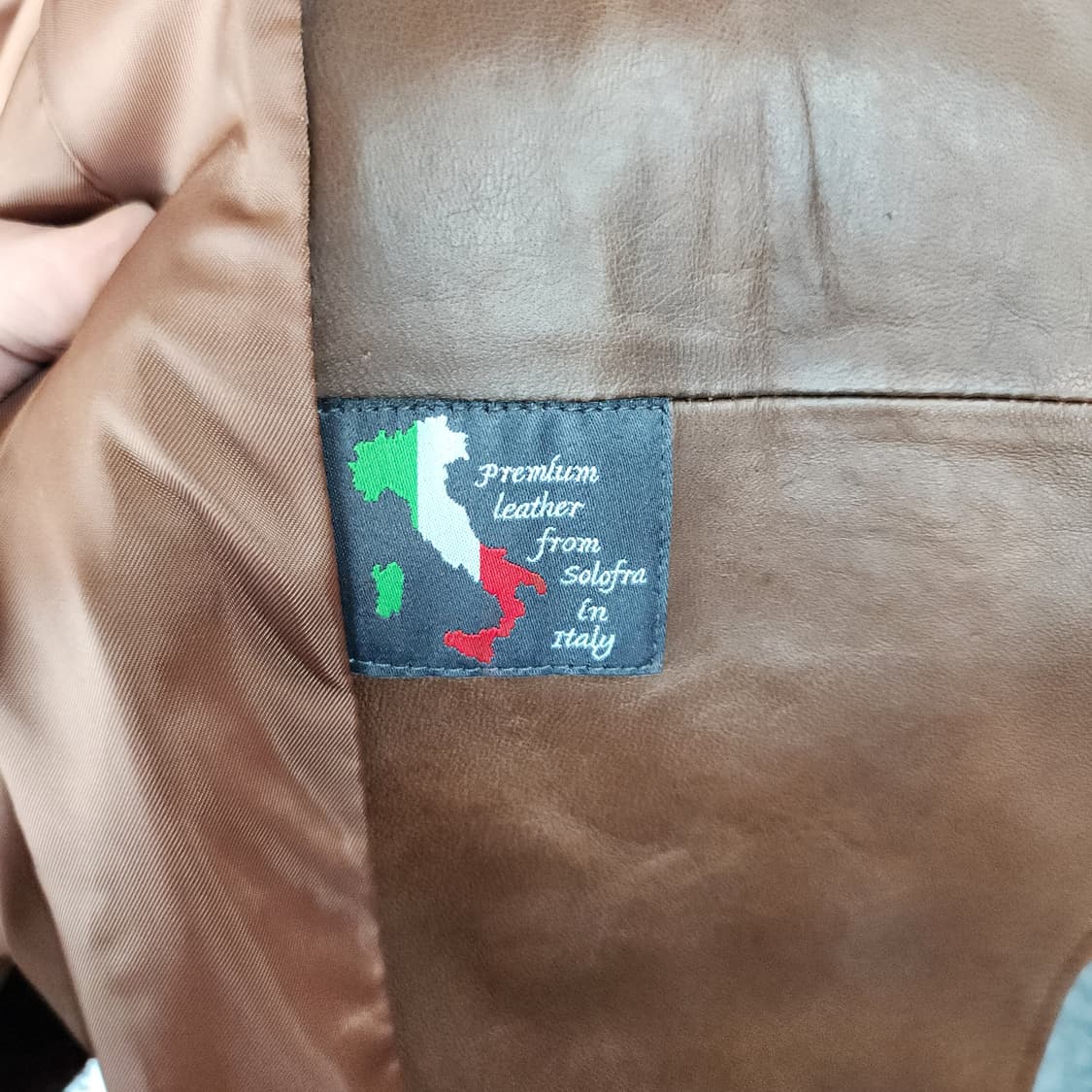 로보 브라운 가죽 롱 트렌치 코트 상품이미지6