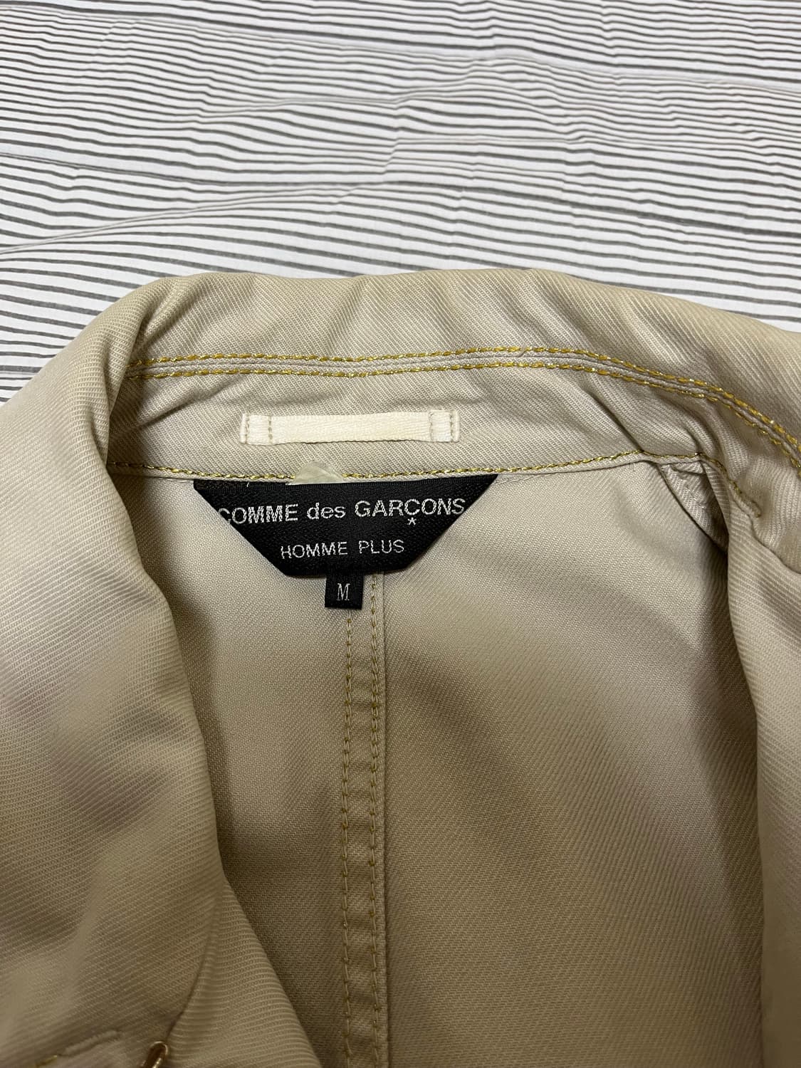 꼼데가르송 옴므 플러스 2007SS 코튼 라이더자켓 상품이미지4